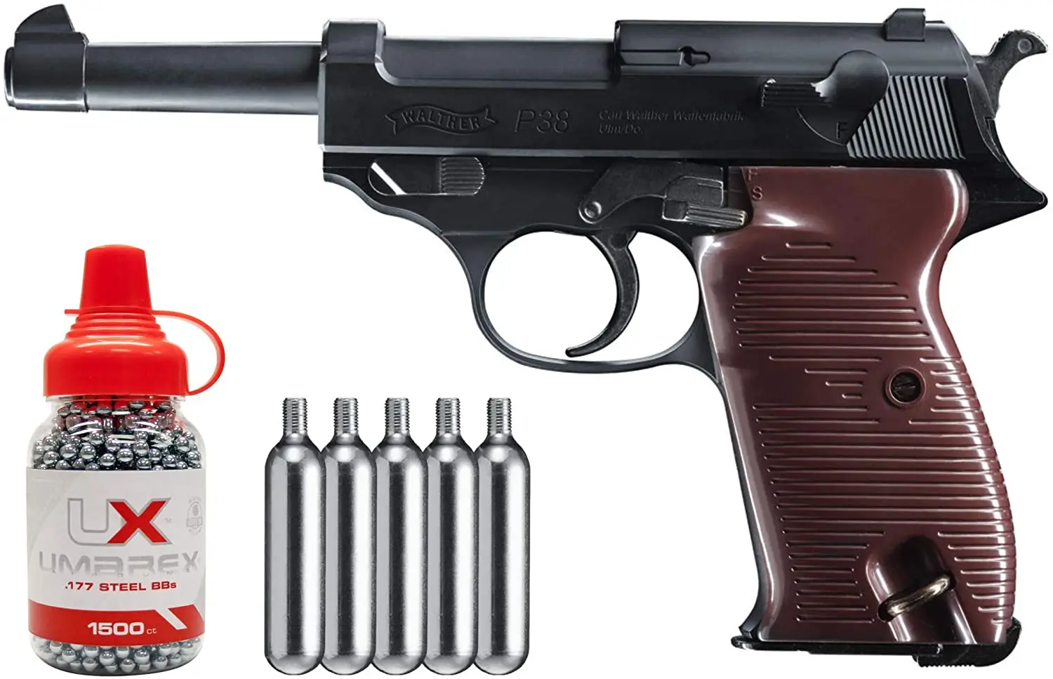 

Wearable4U Umarex Walther P38 Semi Auto CO2 Armas De Co2 Gas Pistola Blowback Bundle Metal Decorative Wall Board