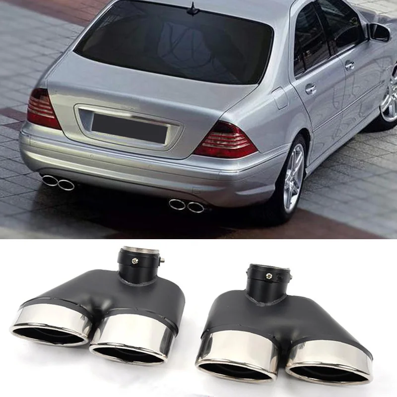 Statinless Сталь автомобильные выхлопные трубы для Mercedes Benz W220 AMG глушитель трубы|pipe