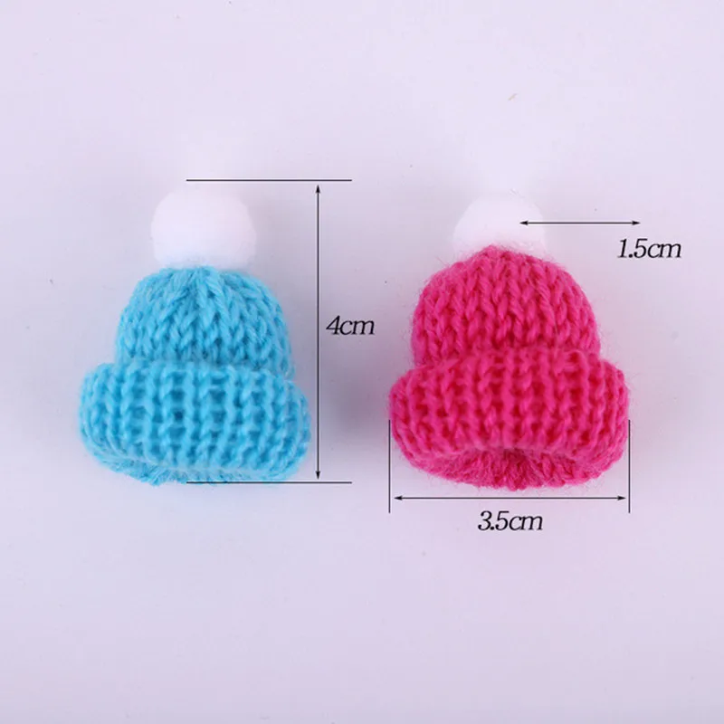 Шерстяная шапочка 4 см 15 шт./лот для рождественской елки домашнее украшение