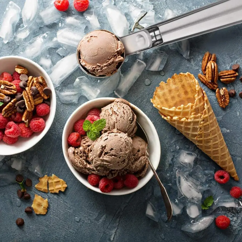 

Steel Ice Cream Spoon Household Labor-saving Ice Cream Ball Ball Kitchen Digging Maker Ice Home Cake Tools Tool G4Q5