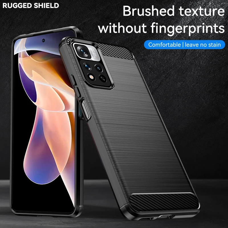 for redmi note 11 pro plus case cover for xiaomi redmi note 11 pro plus 5g 10 10s soft anti knock bumper back shell phone case free global shipping