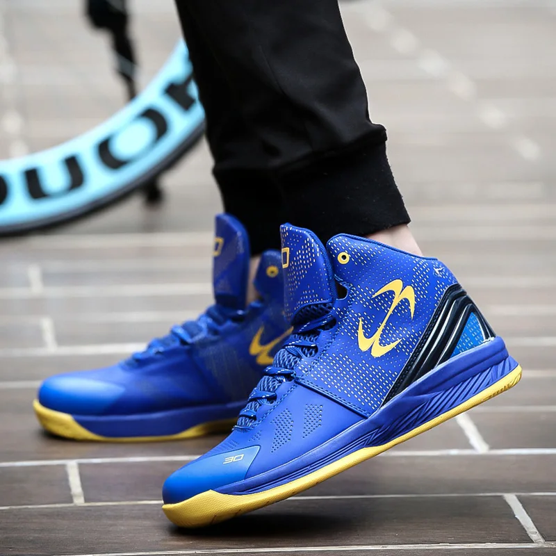 Модные Для мужчин баскетбольная обувь мужской уличный баскетбол культуры