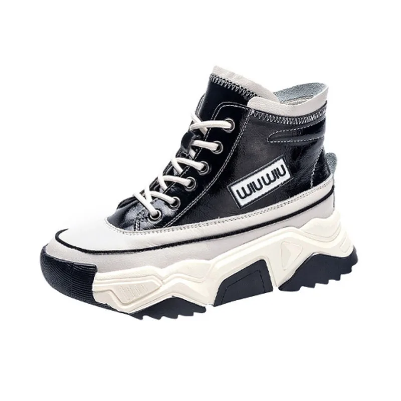

Women's casual shoes new leisure sports gaobang women's shoes winter Plush trend thick bottomed muffin women's shoes