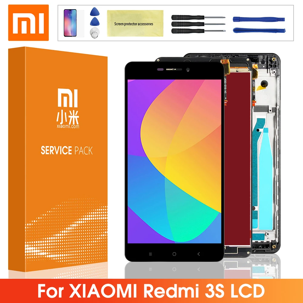 Оригинальный 5 0 ''ЖК экран для Xiaomi Redmi 3 ЖК дисплей Замена 3S дигитайзер