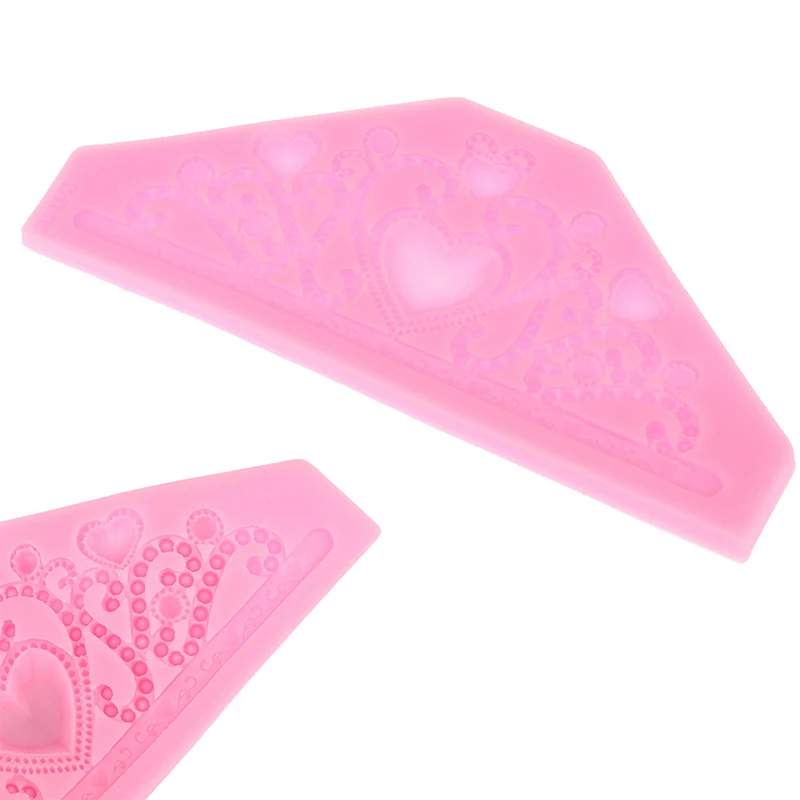 1pc Silicone Princess Crown Mould Cake Decorating Tool Chocolate Candy Fondant Molds Mayitr Baking | Дом и сад