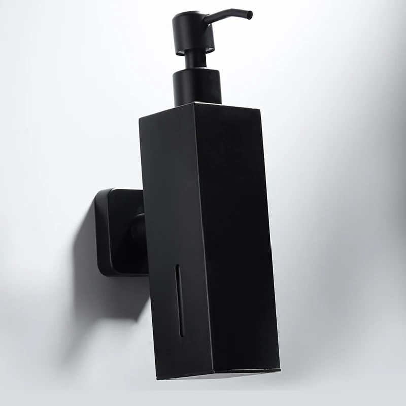 Настенный дозатор жидкого мыла из нержавеющей стали 304 бутылка для кухни ванной