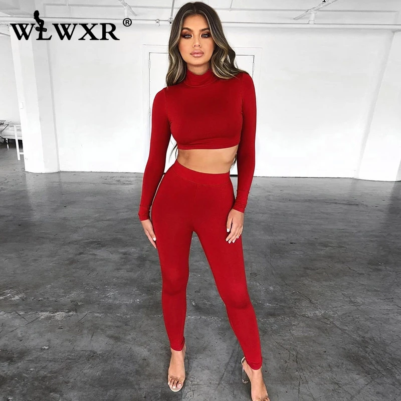 WLWXR комплект из 2 предметов женский костюм Клубные наряды сексуальный