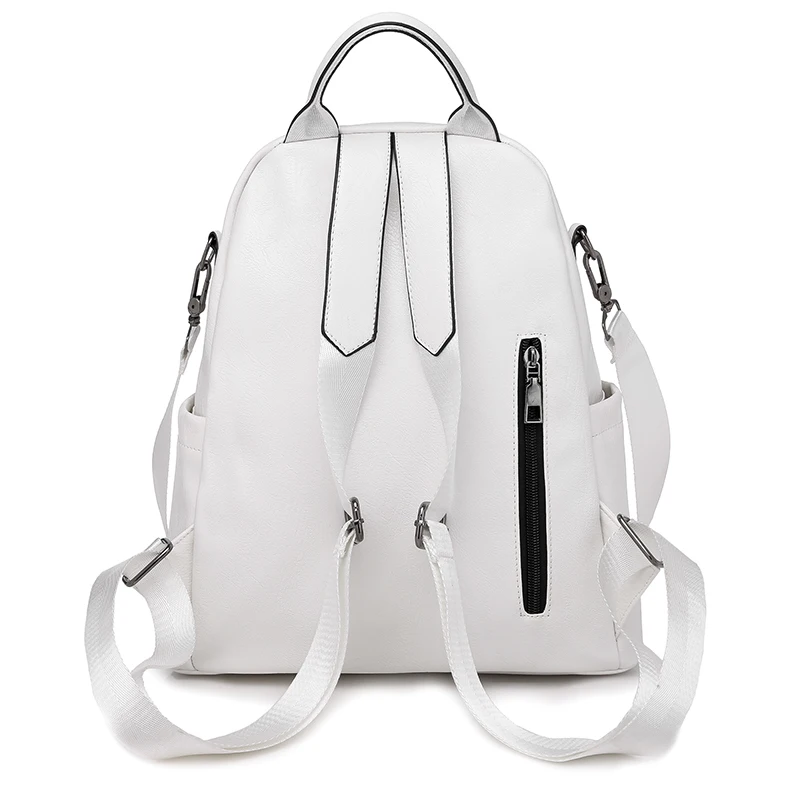 backpack 2020 new luxury brand ribbon pu leather quality bag college style young student bag white famous designer hot sale free global shipping