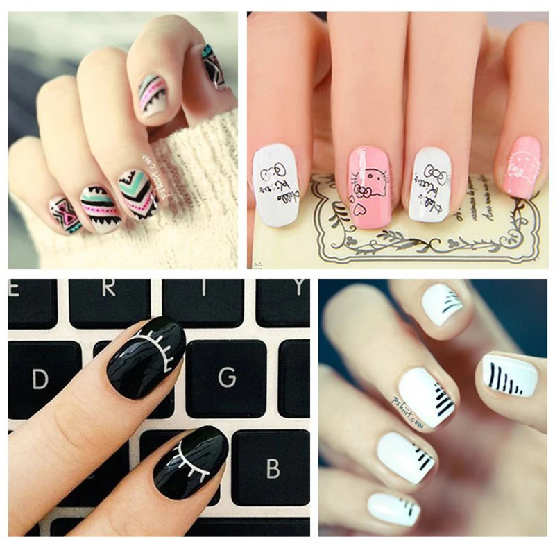 Украшение для ногтей кисть ручка 3 шт. маленькая картина с крючками линия ручки