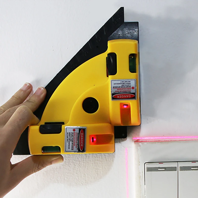 Лазерный уровень 90 градусов правый угол вертикальный 2 линии лазерный крест