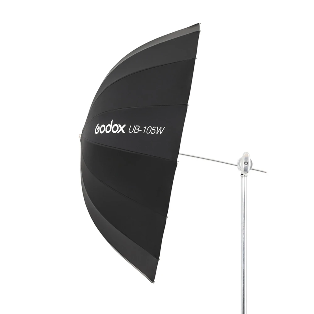 Godox UB 105W 41 дюймов 105 см параболический черный белый светоотражающий Зонт