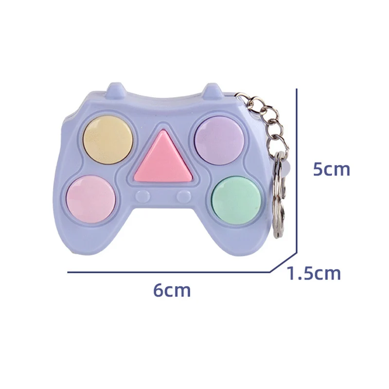 

New Game Handle Keychain Toys Stress Reliever Toy Console With Keychain Game