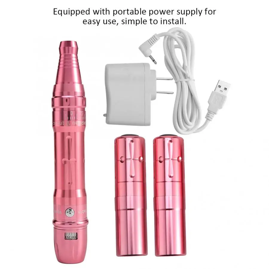 Профессиональная машинка для татуажа из нержавеющей стали 100-240 В ручка