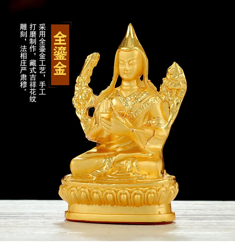 Портативная мини-статуя Будды tsongkhпа карманная Будда маленькое украшение для