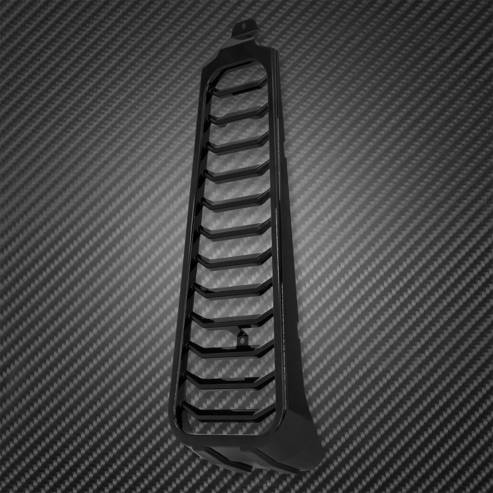 Мотоцикл передний подбородок обтекатель спойлер рамка Крышка глянцевый черный