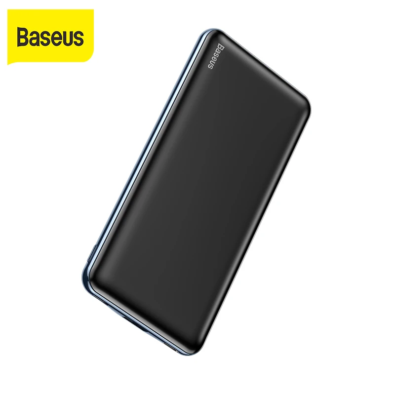 Портативное зарядное устройство Baseus 10000 мАч PD3.0 быстрая зарядка Type C 3 а с кабелем 0