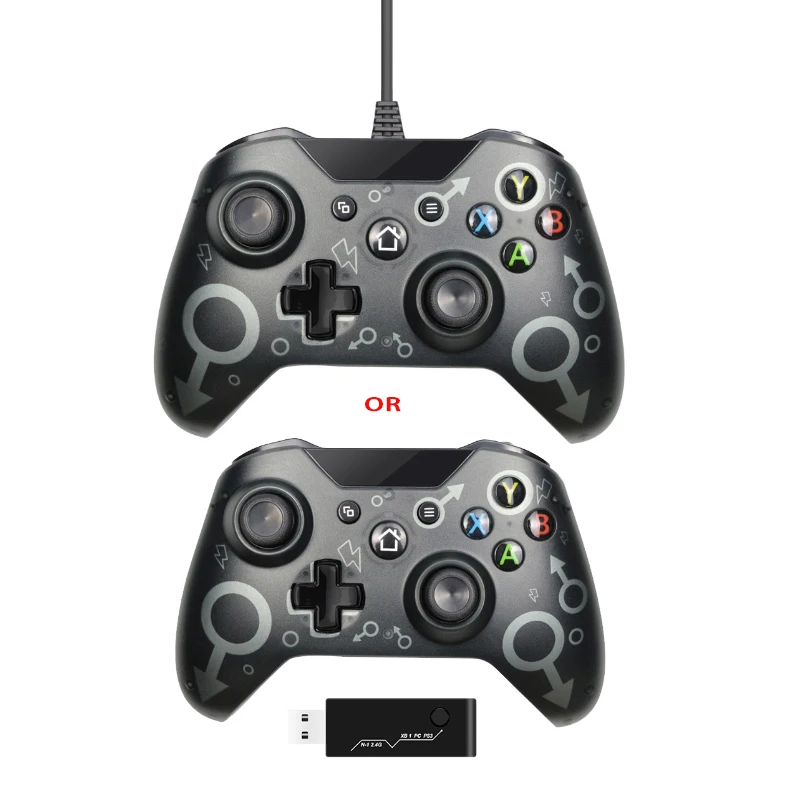 

Wired/Wireless Bluetooth-compatible Game Controller Gamepad Joystick For Microsoft Xbox One Wins USB Joystick Controller Control