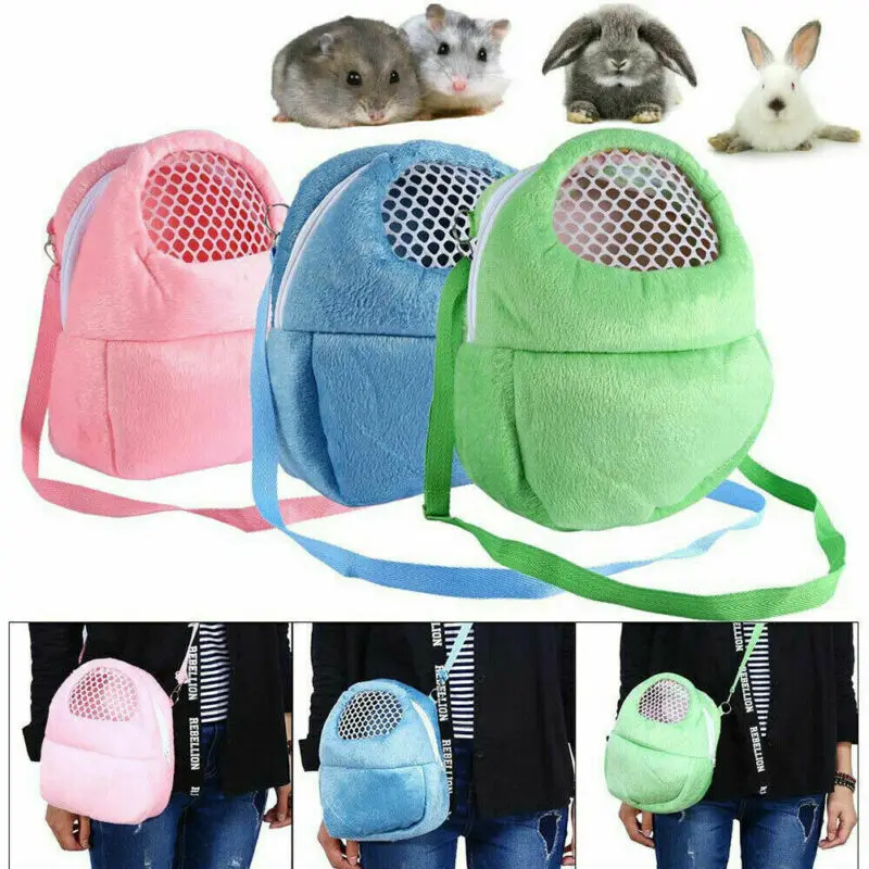 

New Fashion Portable Cute Pet Hamster Chinchilla Bags Cages Guinea Pig Carry Bag Breathable