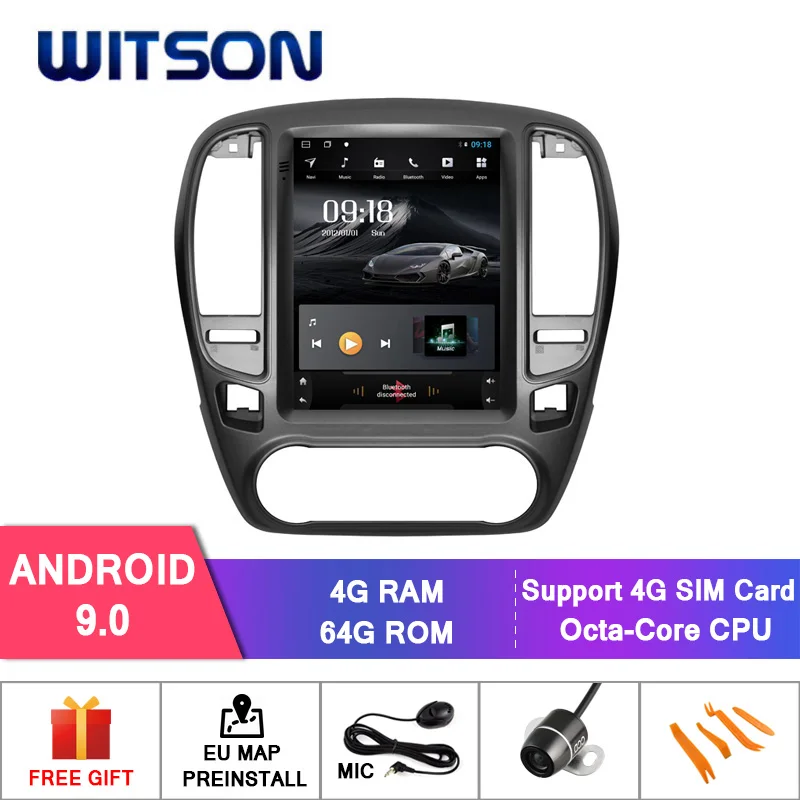 

WITSON Vertical Screen Android car dvd with GPS For NISSAN SYLPHY/BLUEBIRD 2008-2012 4GB RAM+64G ROM car audio player car dvd