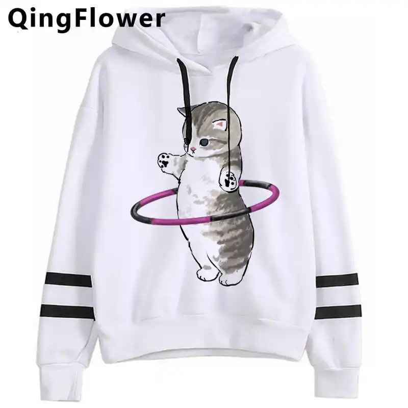 

Kawaii Cats hoodies female Ulzzang female pullover printed