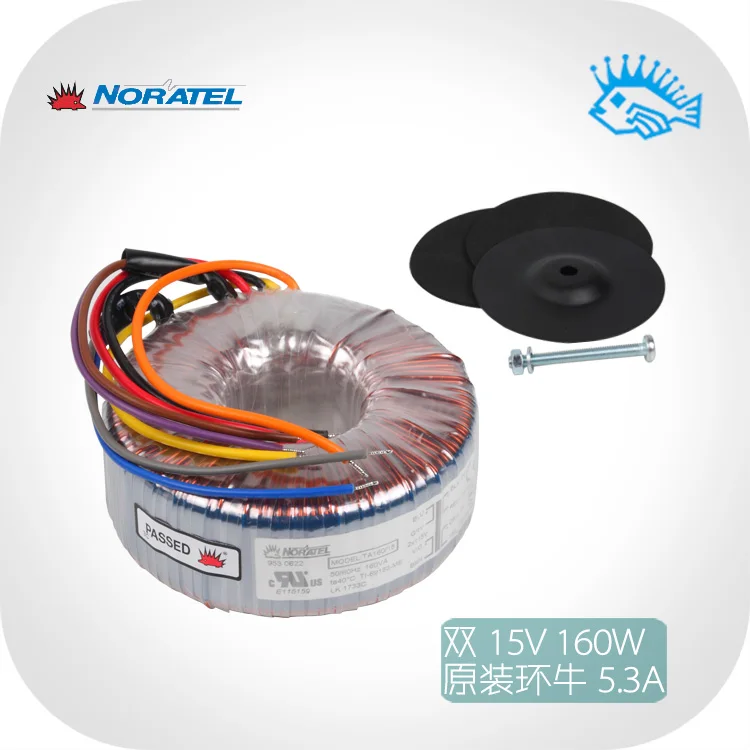 Импортный Новый тороидальный трансформатор Noratel 160VA 115 / 230V 2x15V 160w|Усилители
