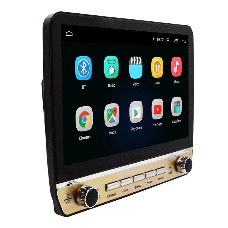 10 1 дюймов 1080P контакт Sn Android 9 четырехъядерный + 16 Гб стерео радио WIFI с кнопкой GPS