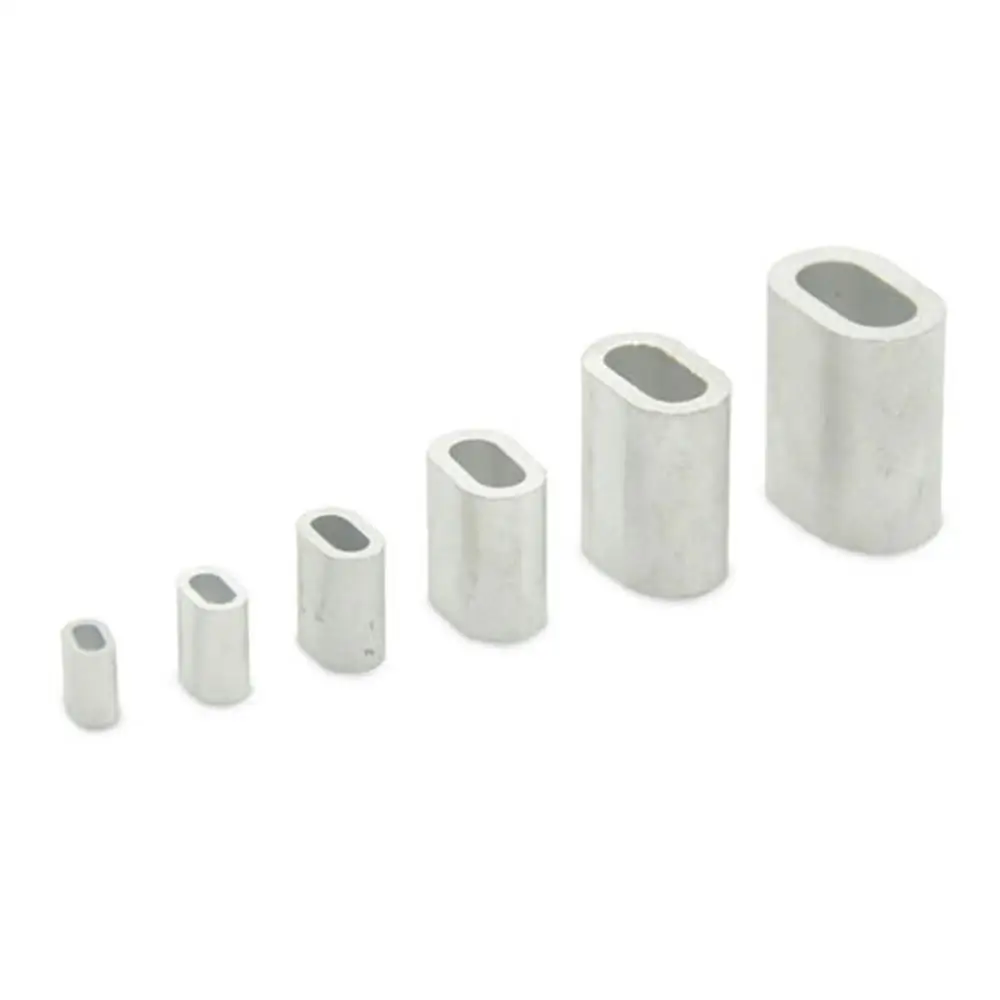 

Aluminium Wire Rope Ferrules Clamp Sleeves 1mm 2mm 3mm 4mm 5mm 6mm 8mm 10mm 12mm