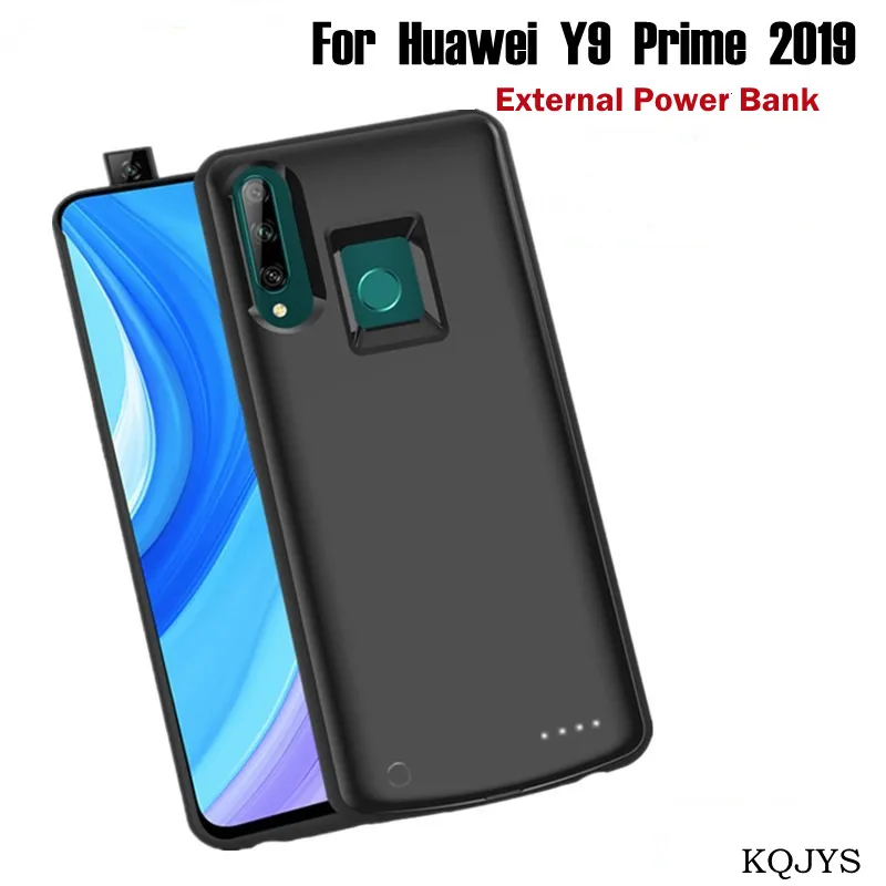 

KQJYS 6500mAh External Power Bank Charging Cover for Huawei Y9 Prime 2019 Battery Case Battery Charger Case for Huawei Y9 Prime