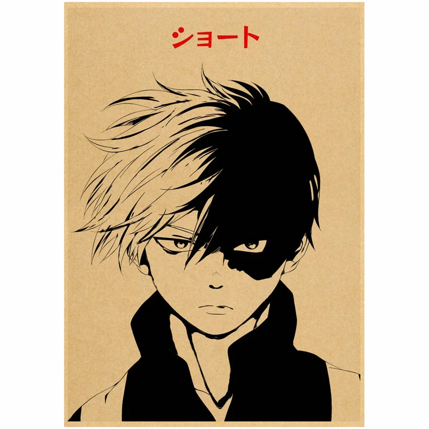 Постеры из японского аниме Моя геройская Академия милые Мультяшные настенные