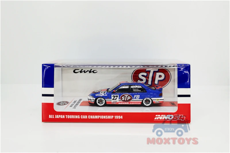 

INNO 1:64 Honda Civic Ferio EG9 Gr.A #27 Team STP JTCC 1994 Diecast Model Car