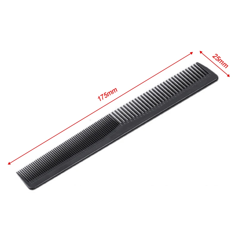 

10pcs/set Professional Anti-static Plastic Sectioning Comb Handheld Black Hairdressing Comb Salon Hair Care Styling Tool