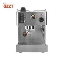 gzzt 9 bar coffee machine 1200w espresso maker with 3 5l water tank stainless steel italian coffee maker with 58 mm portafilter