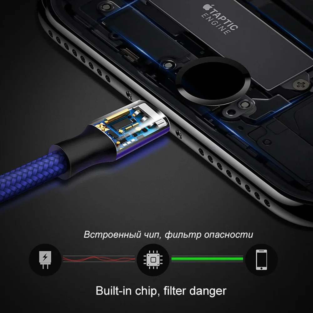 2 м 3 м USB C зарядное устройство кабель для передачи данных для samsung S9 S10 Xiaomi Mi 9 Note 7 8 10 K20 Pro type C USBC Тип C Быстрая зарядка шнур телефонный провод