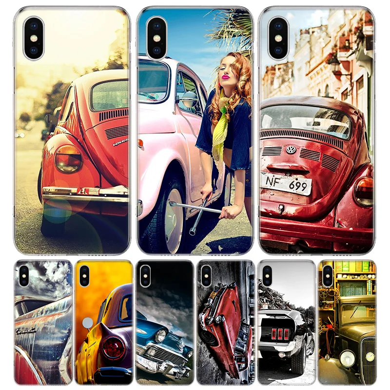 Классический винтажный Чехол в стиле ретро для телефона Iphone 11 12 13 Pro Max 6X8 6S 7 Plus XS + XR