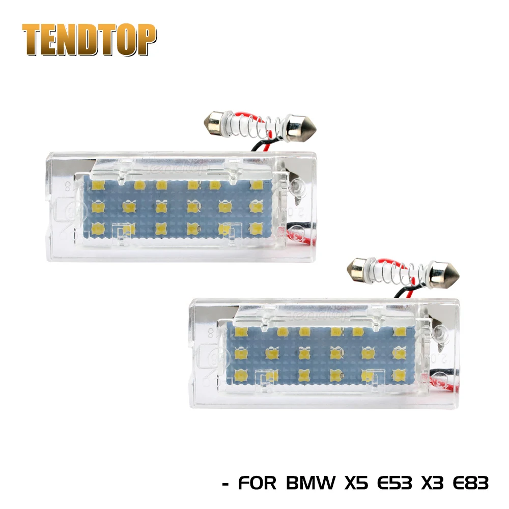 

2 шт., Автомобильные светодиодные лампы для BMW X5 E53 1999-2006 X3 E83 2003-2010 CAN-bus