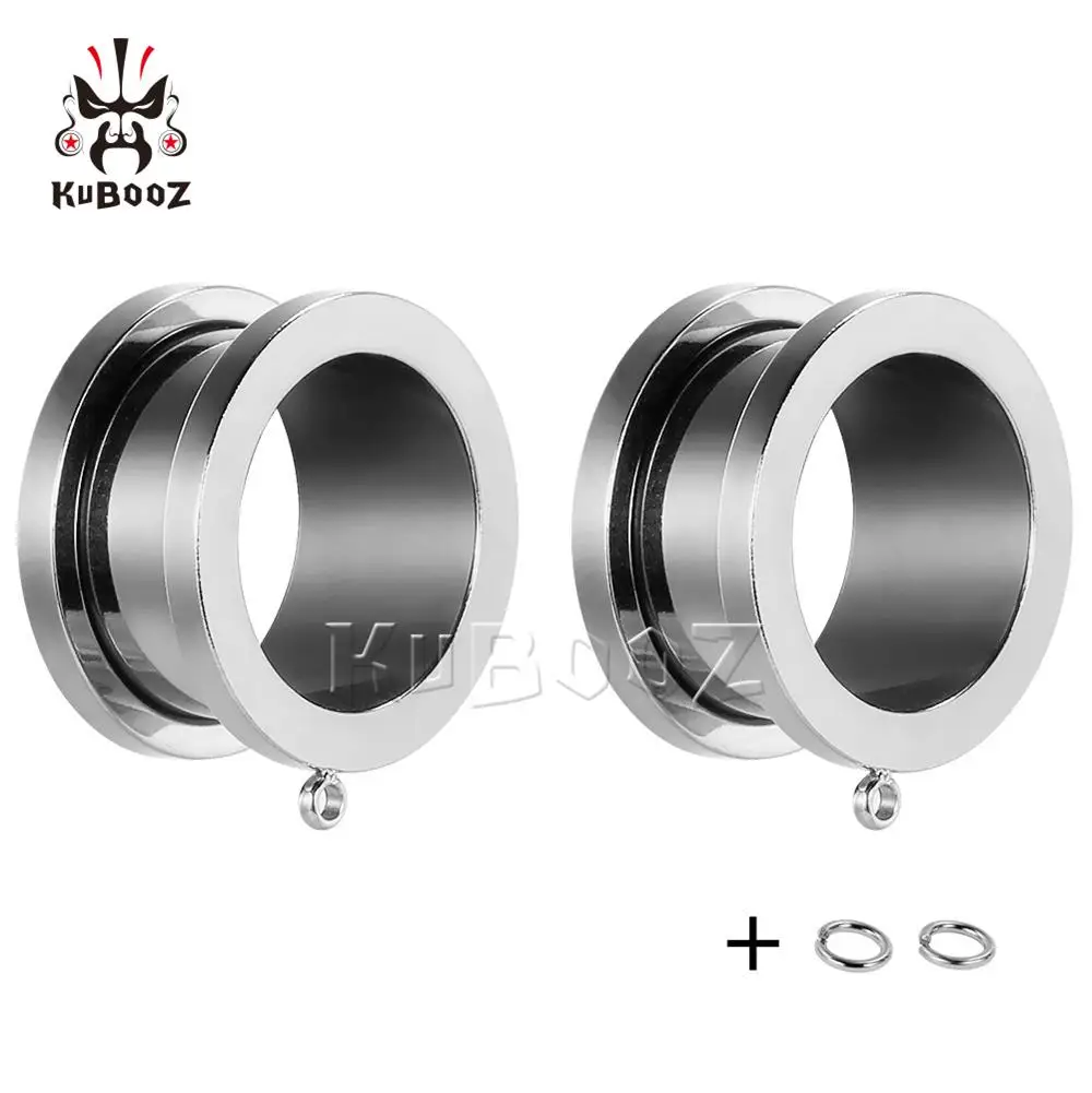 Style1 Kubooz Новая Мода пирсинг в уши, туннели расширители для ушей хирургические Stianless стальные классические gugues Muiti Coloer - Окраска металла: Style1