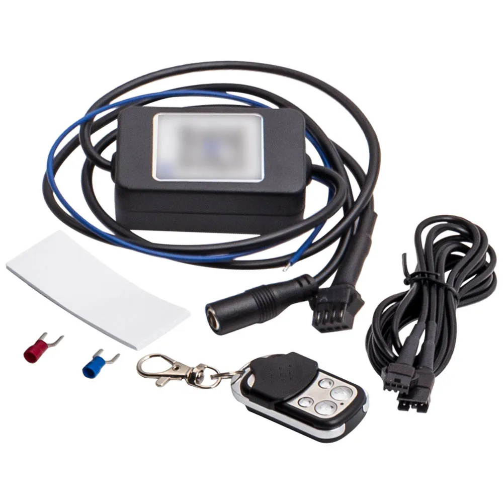 

8 Pod RGB LED Rock Light Neon Under Body Glow Control For GMC Sierra 1500 2500HD