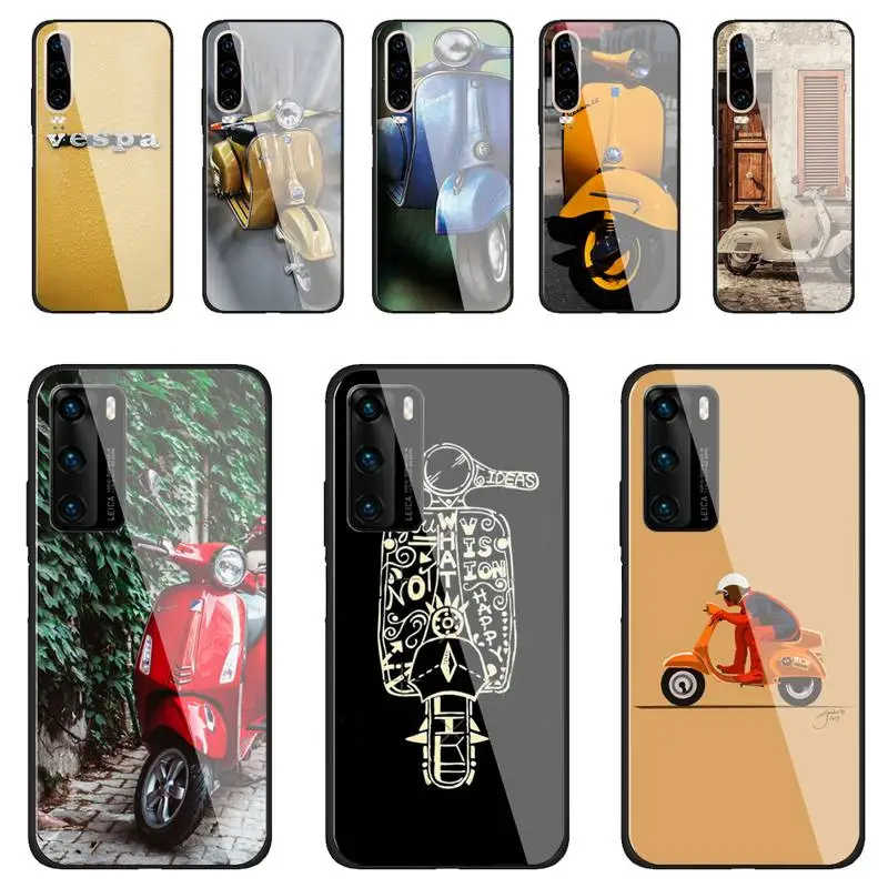 Брендовый чехол для телефона Vespa Scooter Huawei P9 10Plus 20PRO P30 Lite задняя крышка чехлы из