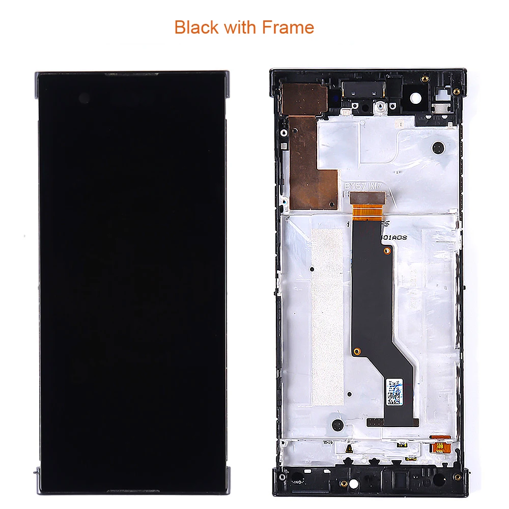 ЖК дисплей с сенсорным экраном и дигитайзером рамкой для Sony XA1 G3121 G3112 G3125 G3116 G3123