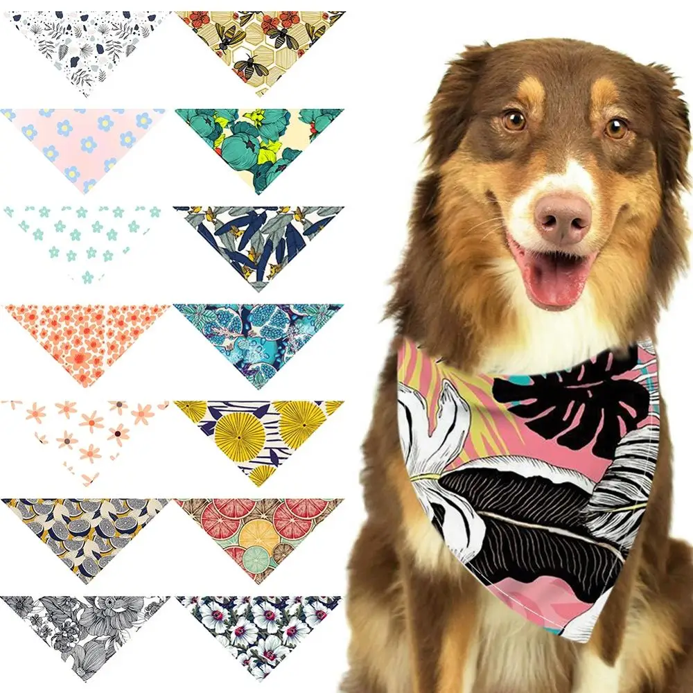 Бандана ошейник для домашних животных собак кошек мягкий шейный платок