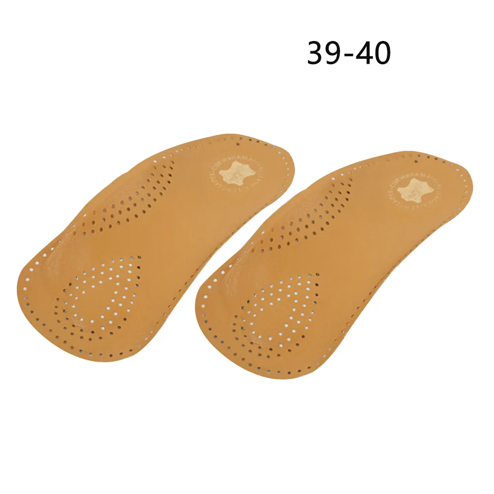 

Shoe Correct Non Slip Sports Inserts PU Leather Pads Flat Foot Fasciitis Arch Support Shock Absorption Orthotic Insoles Plantar