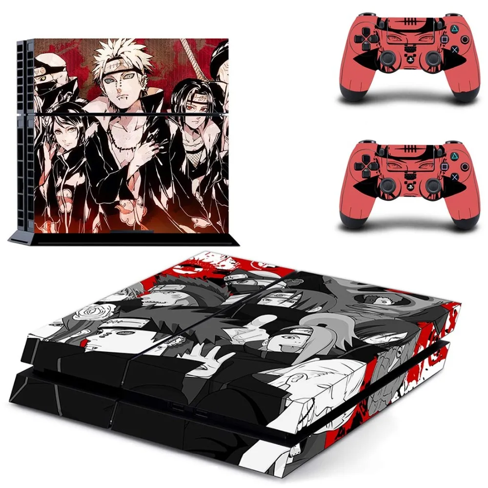 Аниме Наруто, боруто полное покрытие лицевые панели наклейка для PS4 Наклейка для playstation 4 консоли и контроллеры наклейка для PS4 виниловая наклейка