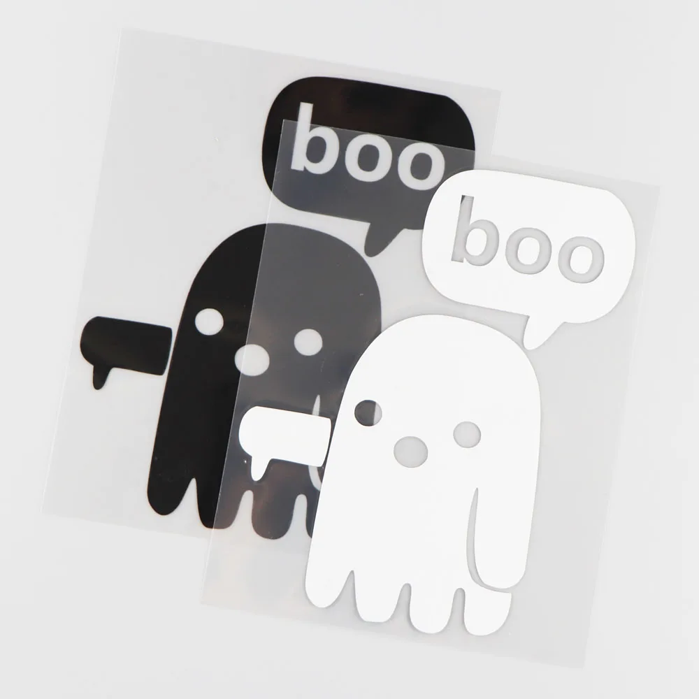 12.7CM*16.3CM Boo Vinyl Decal Car Sticker Funny JDM Bumper Window Truck | Stickers