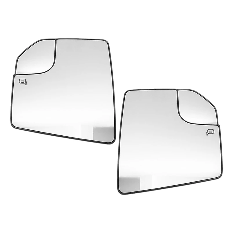 

2Pcs Rearview Mirror Lens with Heating Function for Ford F-150 F150 2015-2020 (US Model)