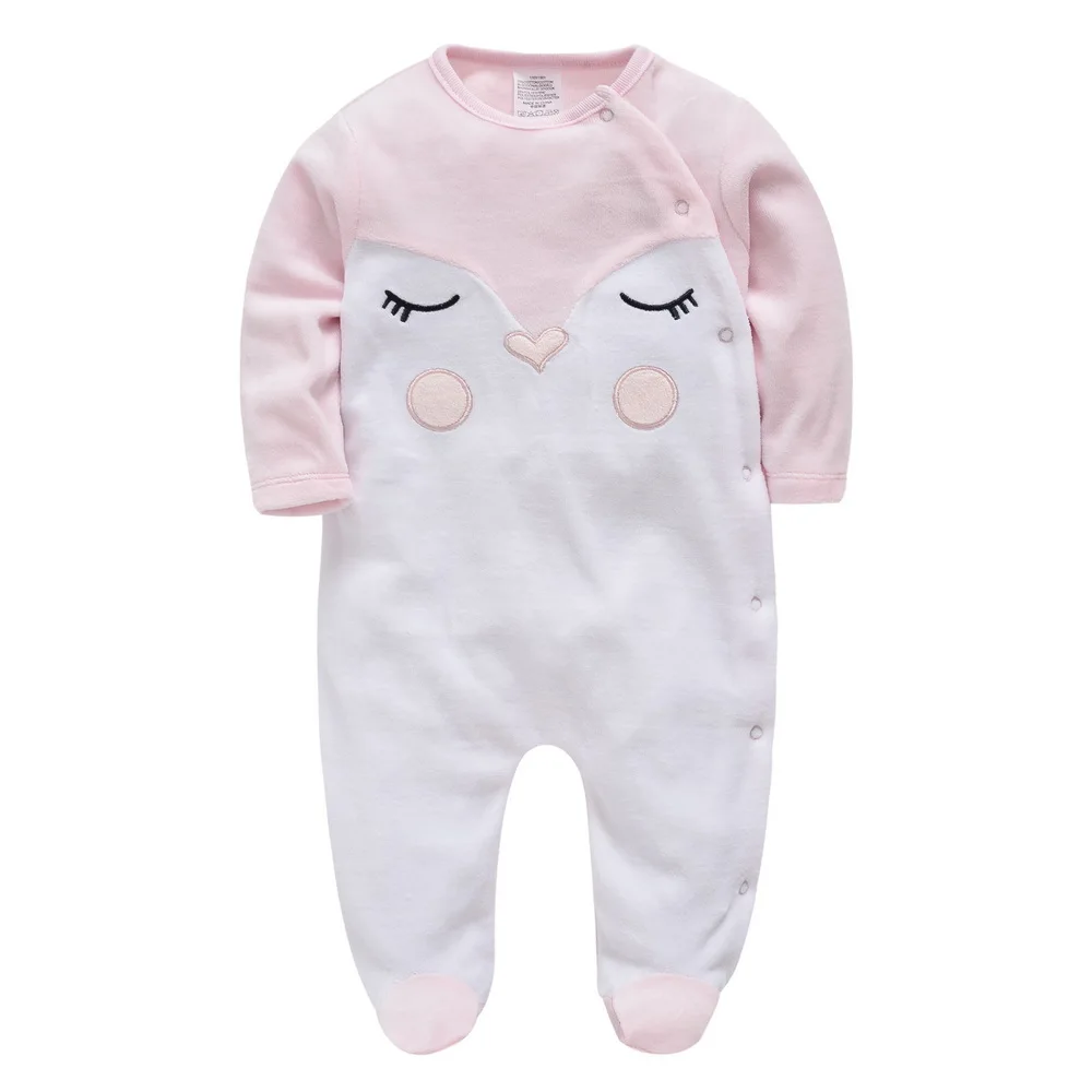 

Infant Girls Romper Animals Design Full Sleeve Baby Boys Winter Rompers Newborn Jumpsuits Bebes Ropa Recien Nacido