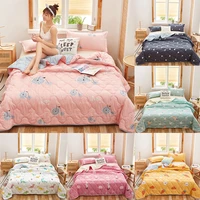 kids adult patchwork comfortable comforter spring summer cool quilt washed simple cartoon modern air condition thin blanket