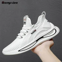 autumn mens shoes 2022 new flying woven breathable fashion shoes mens mesh casual sneakers shoes men running shoes men flats