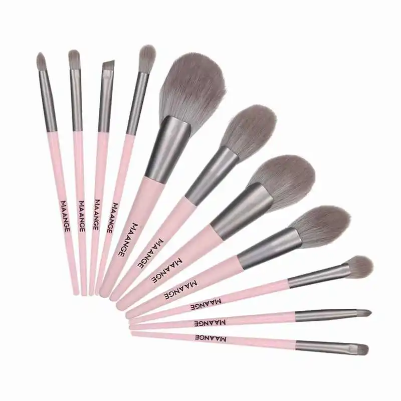 

Easy To Wear MAANGE Makeup Brush Set Soft Hair Powder Blushes Eyeshadow Highlight Brush Cosmetic Tool Makeup Brushes