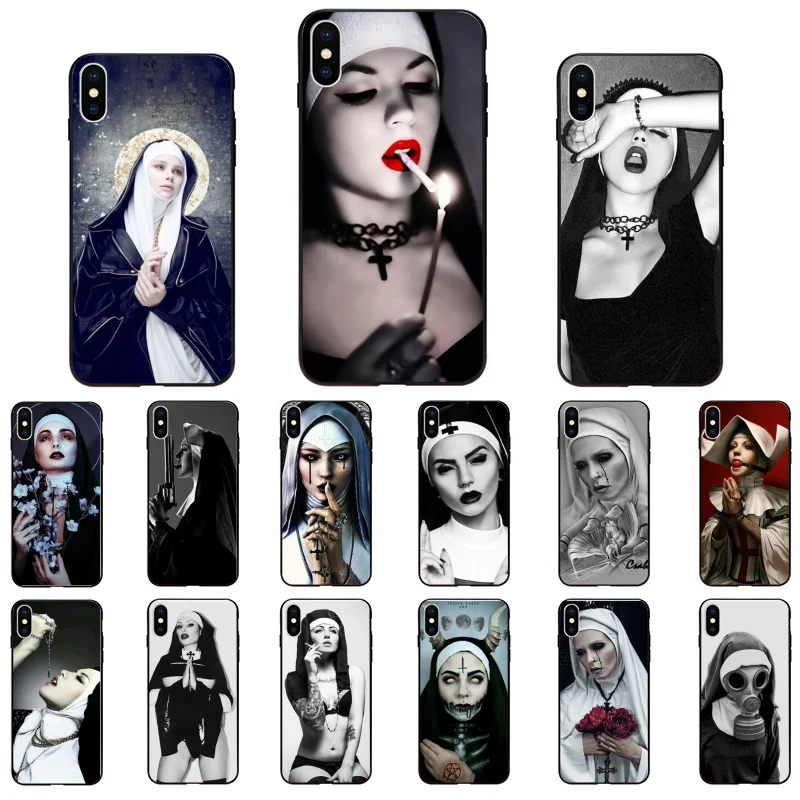 

Sister nun Phone Case for iphone 13 12 11 Pro Max Case For iPhone XS MAX X XR SE2 8 7 Plus
