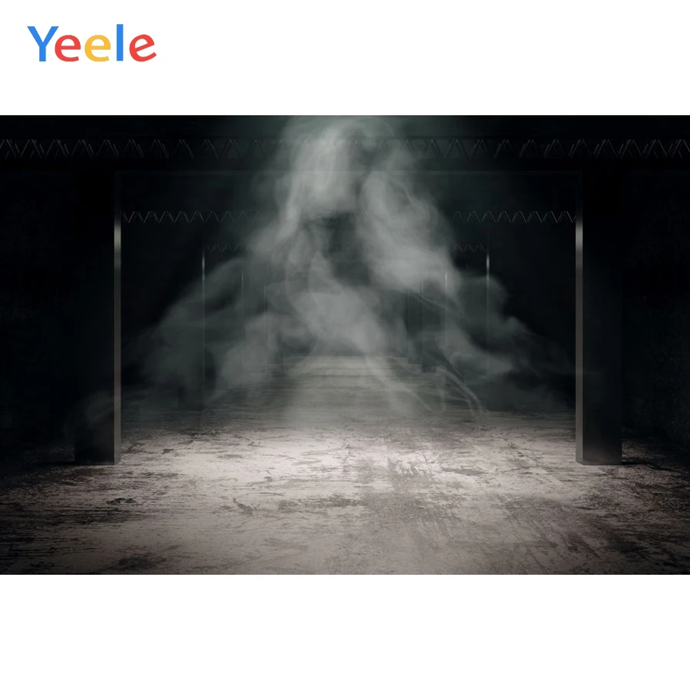 Yeele Хэллоуин фон страшный черный дым столб пол фотография для фотостудии